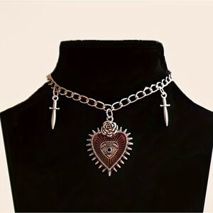 Anime Punk Gothic Fantasy Cosplay Necklace NEW Jewelry Fashion Women Beauty Gift